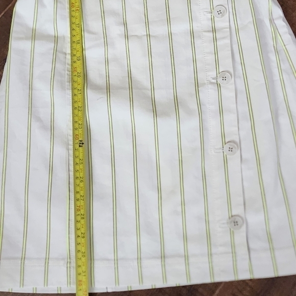 Banana Republic Speghetti Strap Stripped Button Front Adjudtable Strap Dress - Picture 13 of 13